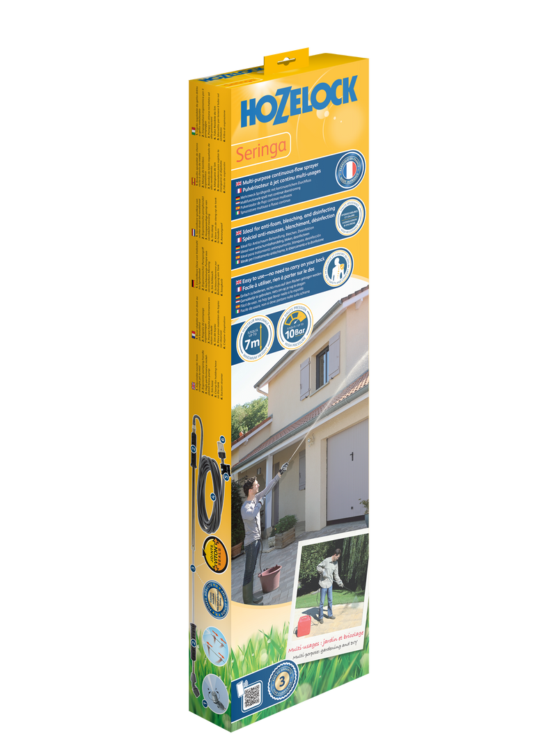 Pulvérisateur à seringue pour traitements en hauteur jusqu'à 7m - packaging