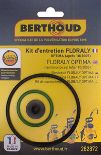Joints de pompe pour Floraly Optima Bricolage (joints Viton) - packaging
