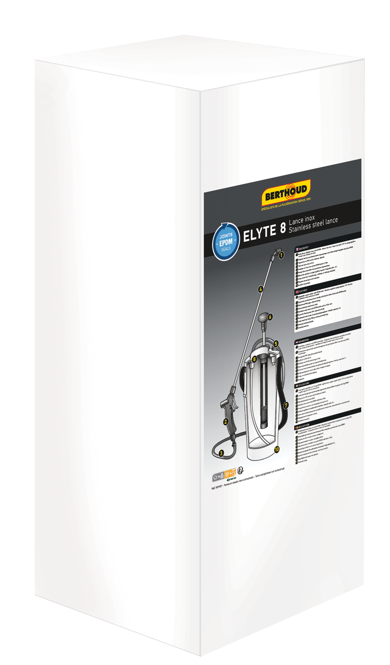 Elyte 8L nettoyage et désinfection - packaging