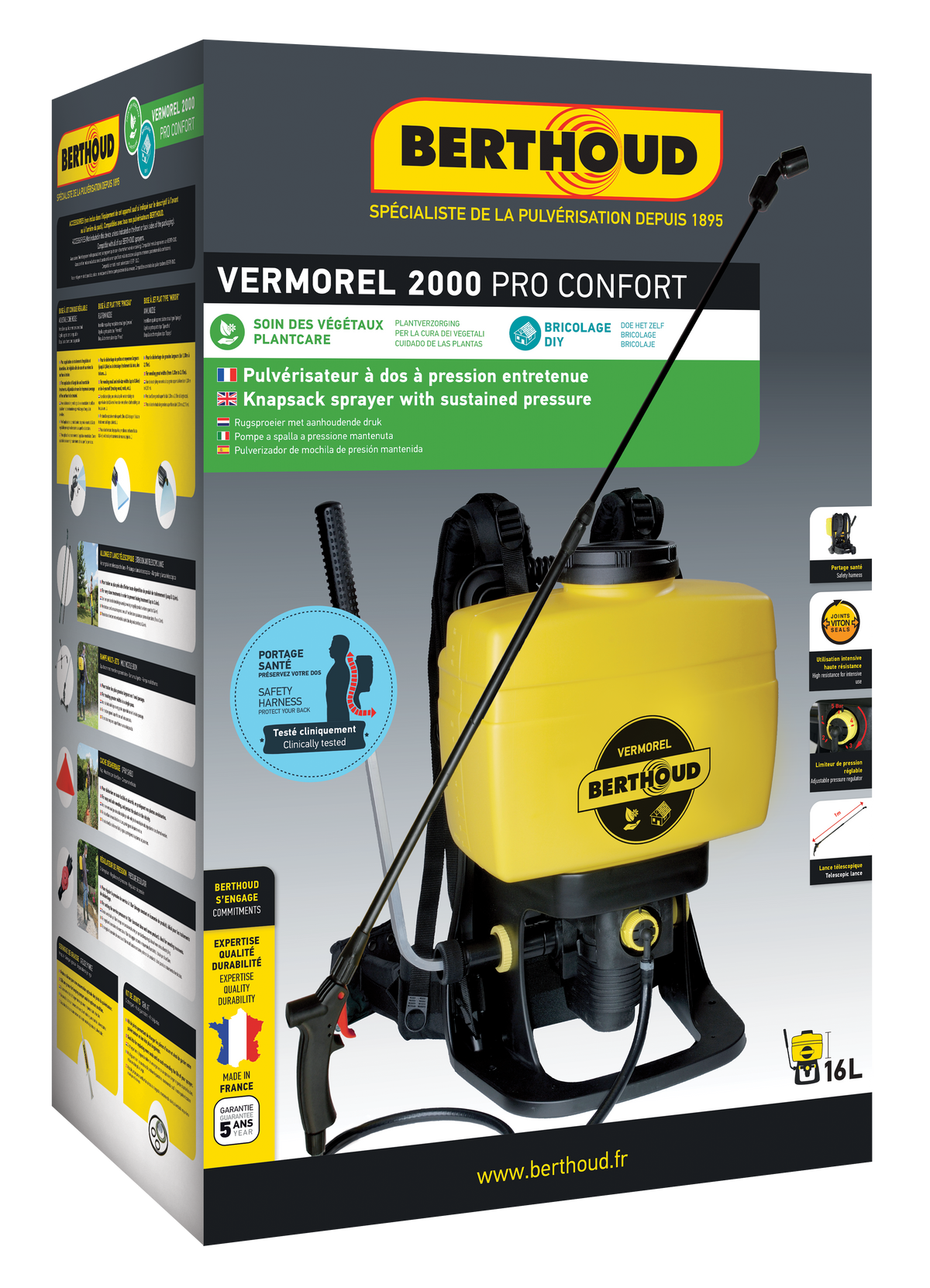 Vermorel 2000 Pro Confort 16L - packaging