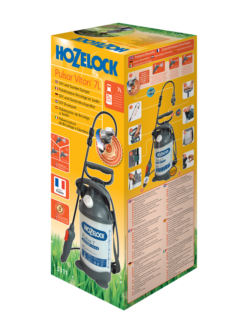 Pulvérisateur Pulsar Plus 7L joints Viton - packaging