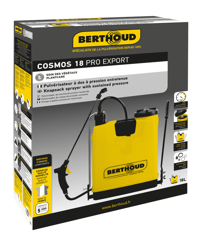 Cosmos 18L Pro spécial désinfection - packaging