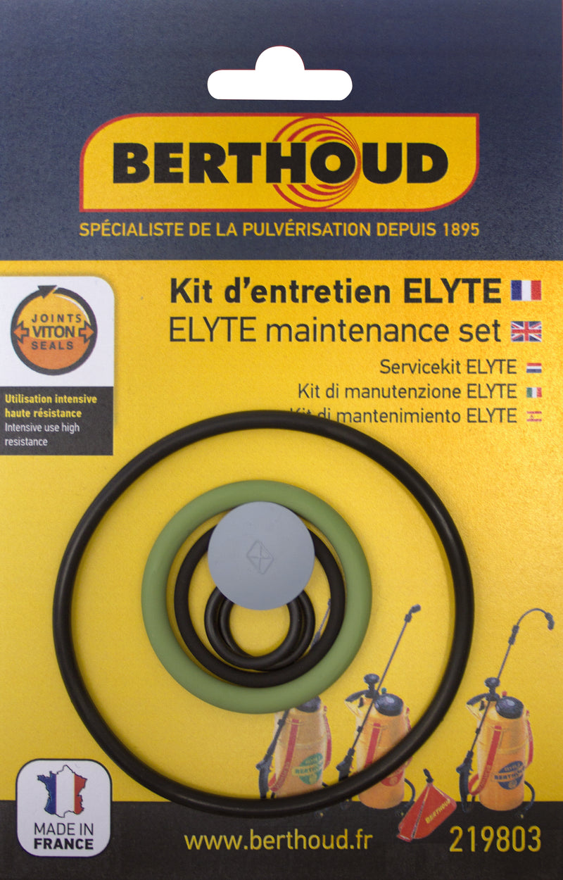 Joints de pompe pour pulvérisateurs gamme Elyte (joints Viton) - packaging