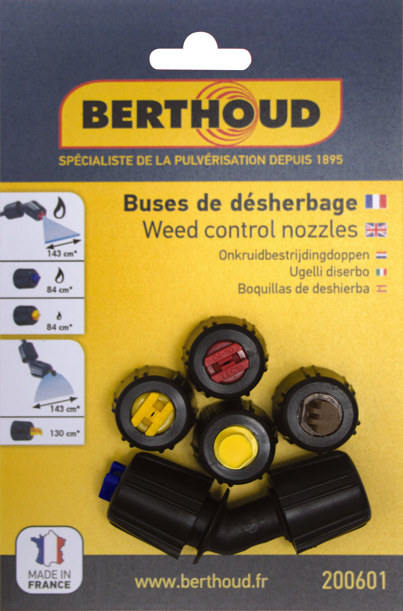 Kit de 5 buses pour le désherbage - packaging