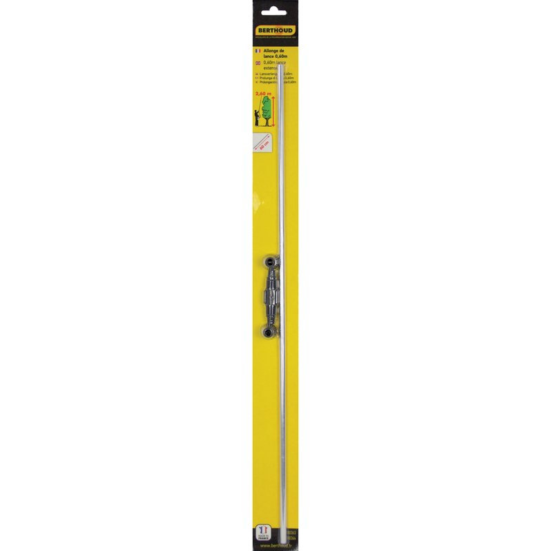 Allonge aluminium 60 cm avec raccord pour poignée Profile - packaging
