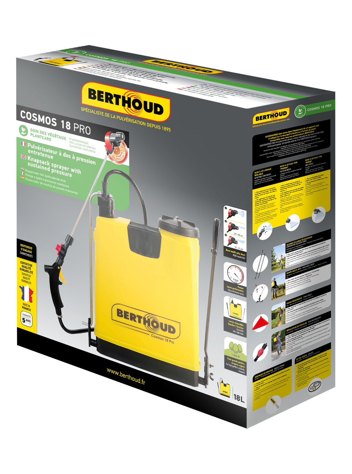 Comos 18L Pro - packaging