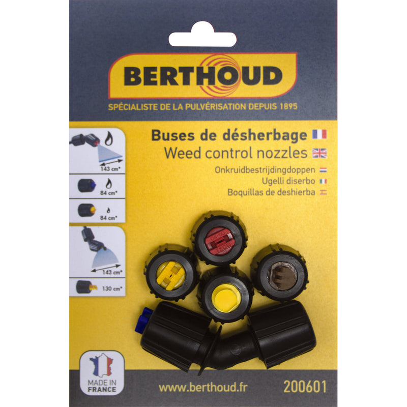 Kit de 5 buses pour le désherbage
